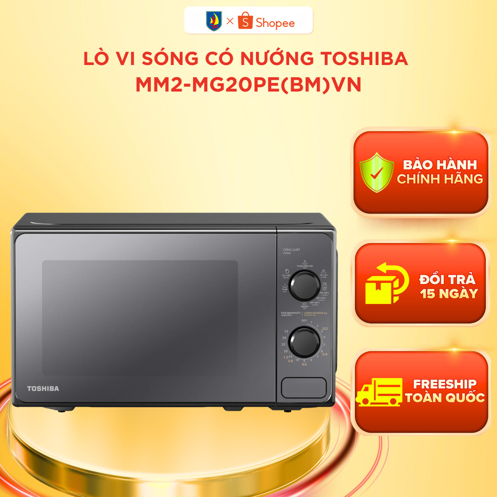 Lò vi sóng có nướng Toshiba MM2-MG20PE(BM)VN - Bảo hành 12 tháng