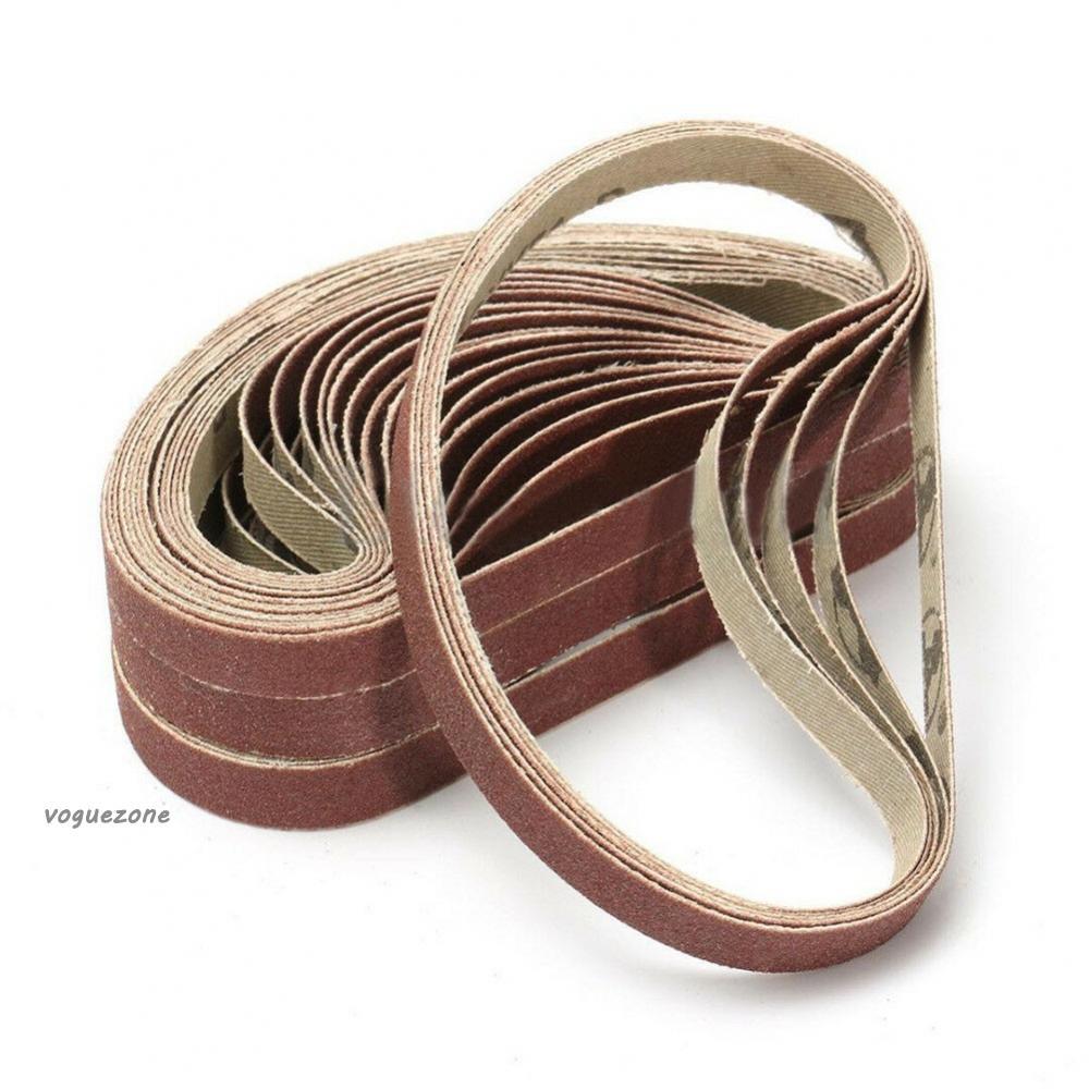 #VOGUEZ#Sanding Belts Grinding 50pcs/set Abrasive Tools Aluminium Oxide Polishing
