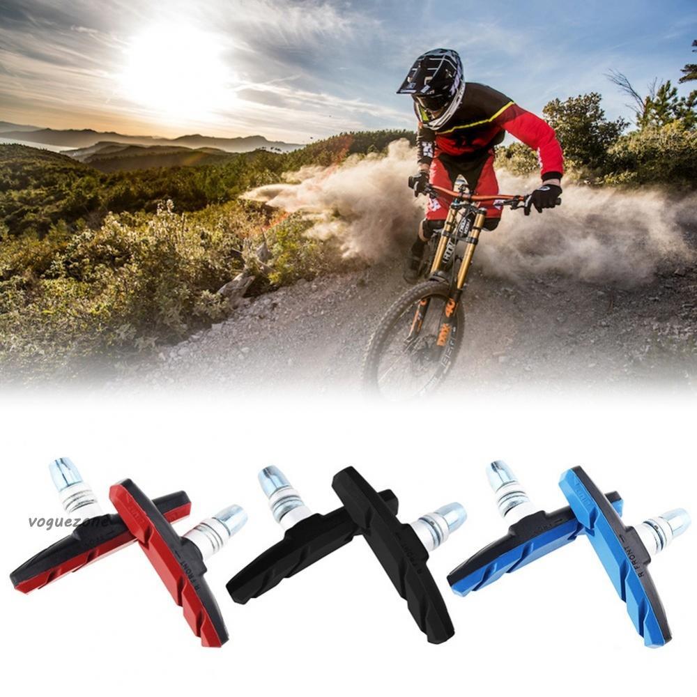 #VOGUEZ#2pcs Bicycle Brake Skin V Brake Rubber Brake Block Replacement Break Block