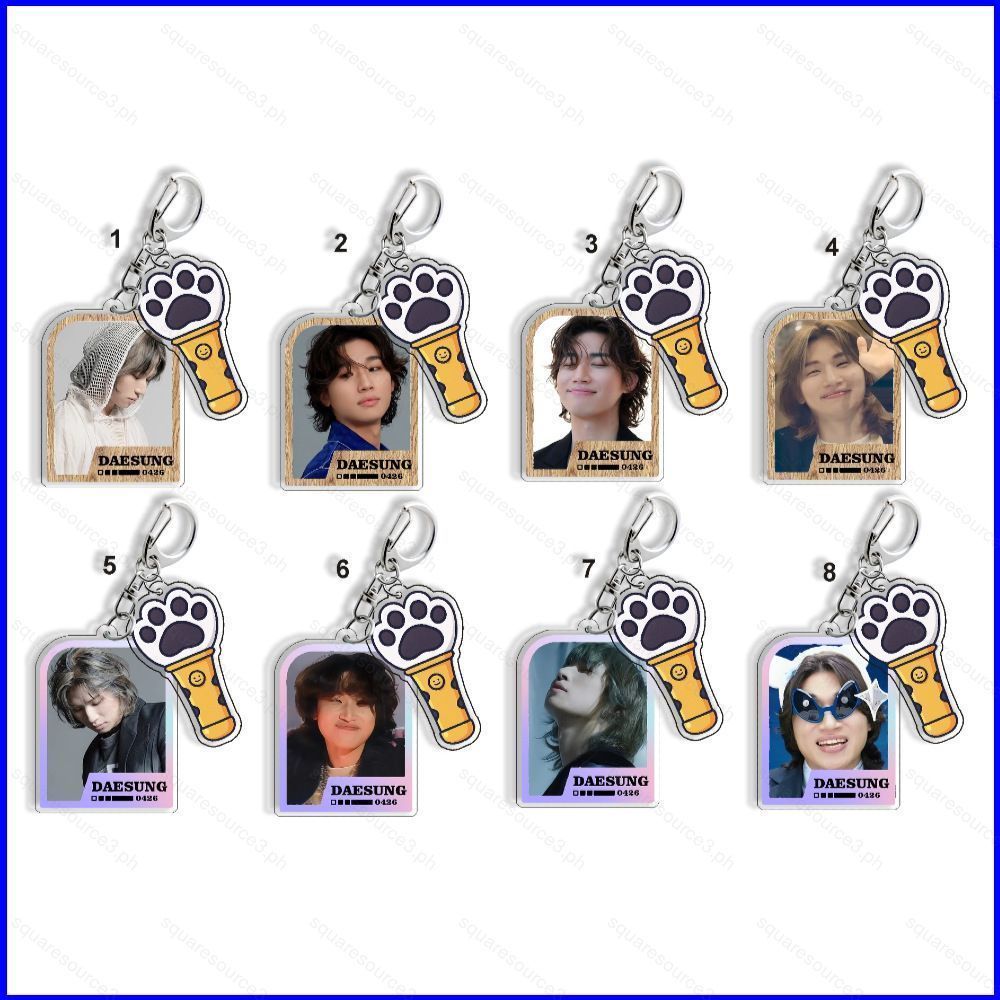 SQ3 BIGBANG Acrylic Keychain DAESUNG Pendant ASIA TOUR Ds WAVE IN HONG KONG Accessories Stars Periph
