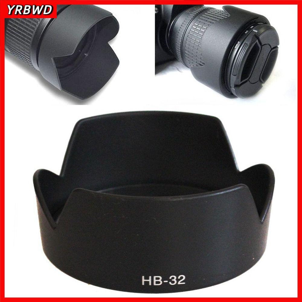 Vỏ chống chói YRBWD, Hood ống kính ABS màu đen, Thay thế tấm che nắng ống kính máy ảnh HB-32 67mm ch