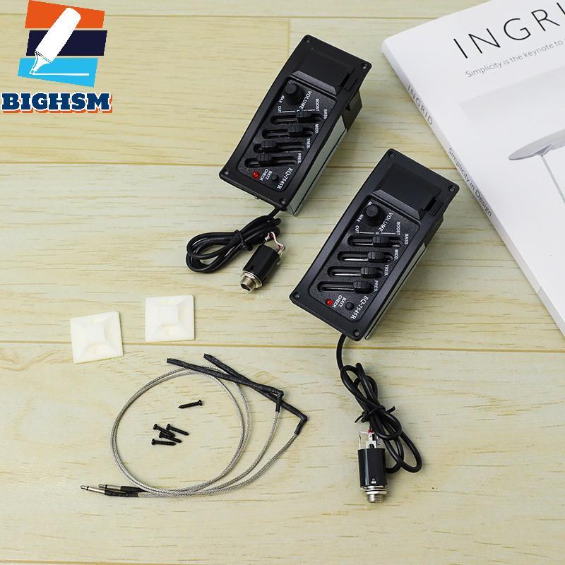 [BIGHSM] Guitar Piup Acoustic Guitar EQ Piezo Piup Acoustic Guitar Piup Preamp Amplifier Bộ chỉnh âm
