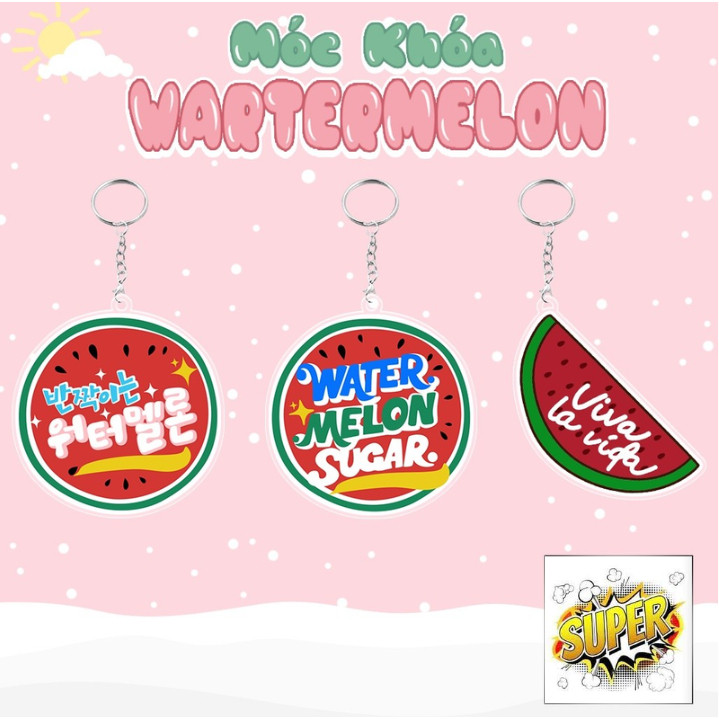 Móc khóa Watermelon K-Drama Twinkling Watermelon Dưa Hấu Lấp Lánh viva la vida đáng yêu dễ thương La