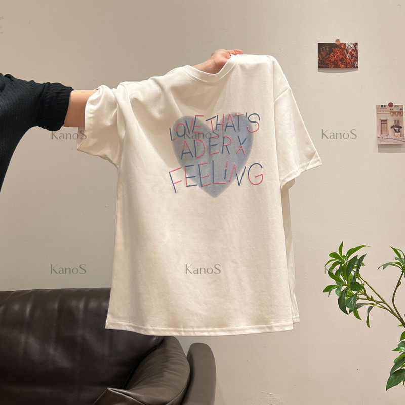 Áo thun Oversize ngắn tay họa tiết Y2K, cổ tròn | Kanos Shop