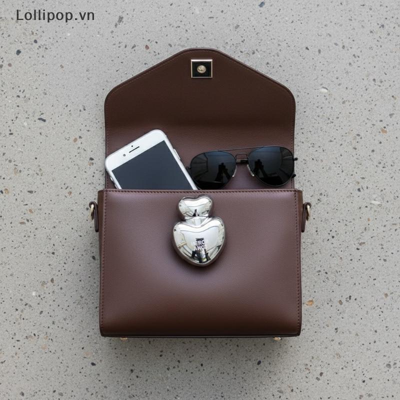 [SEY] HERORANGE Heart Silky Matte Lip Gloss Blush Low-saturation Liquid Lipsti Chống thấm nước Non-S