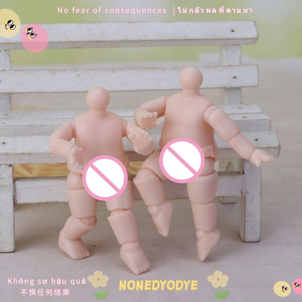 Búp Bê Hình NONEDYODYE, Nhiều Khớp Anime Búp Bê Cơ Thể Búp Bê, 3in 4in Chiều Cao PVC Bền BJD Thân Bú