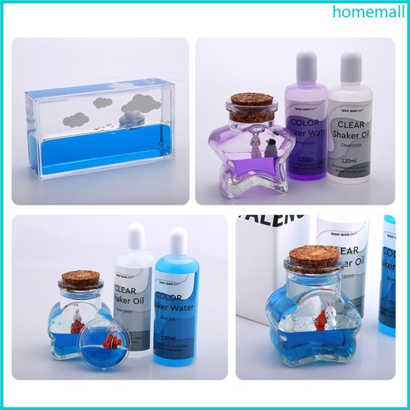 HO 120ml Dầu đổ silicon cát lún UV Epoxy Resin Khuôn silicon Dầu lỏng