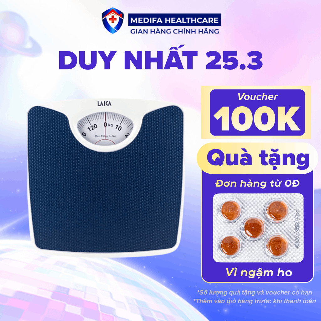 Cân Sức Khỏe Cơ Học Laica PS2018 Độ Chính Xác Cao, Thiết Kế Đơn Giản