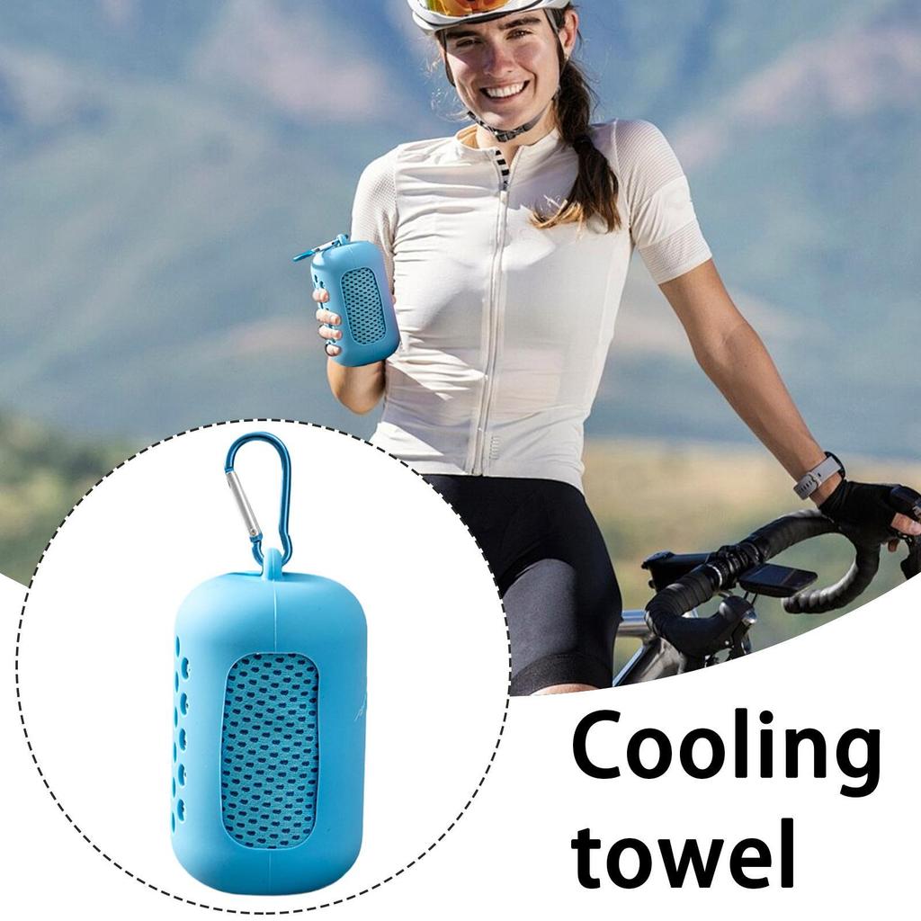 Cooling Neck Towel Soft Neck Cooling Towel for Swimming Skin-Friendly Hot Weather Supplies Portable 