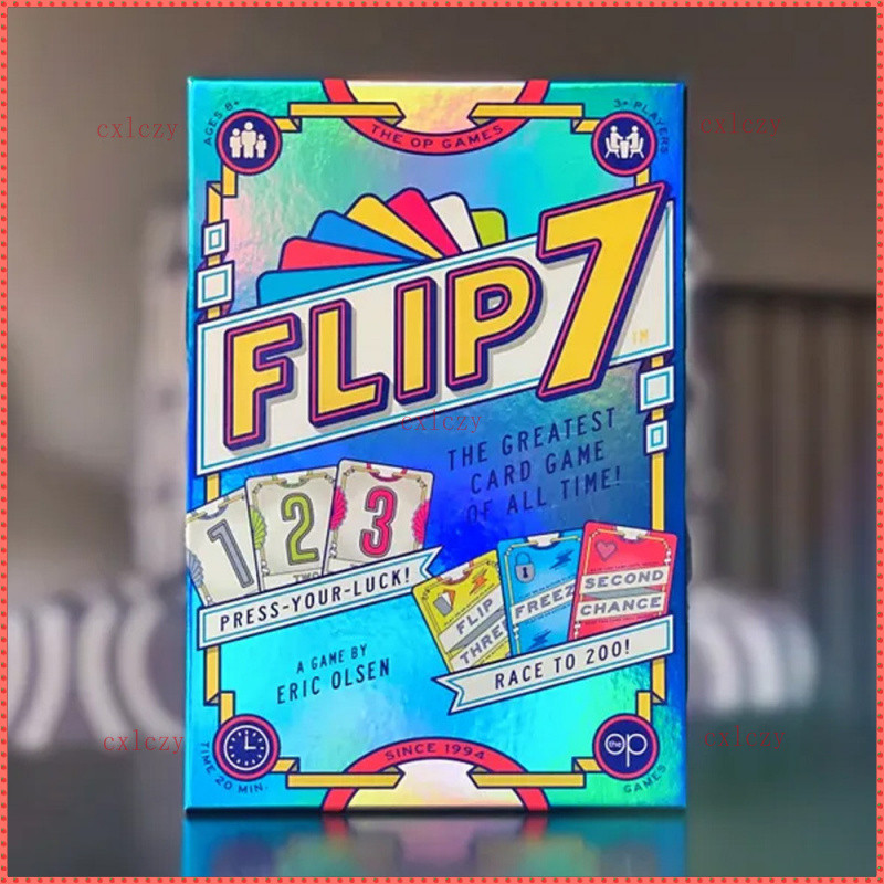 Trò Chơi Chắc Chắn Flip 7 Trò Chơi Chiến Thuật May Mắn Nhịp Điệu Nhanh Addictive Solid Game Board Ga