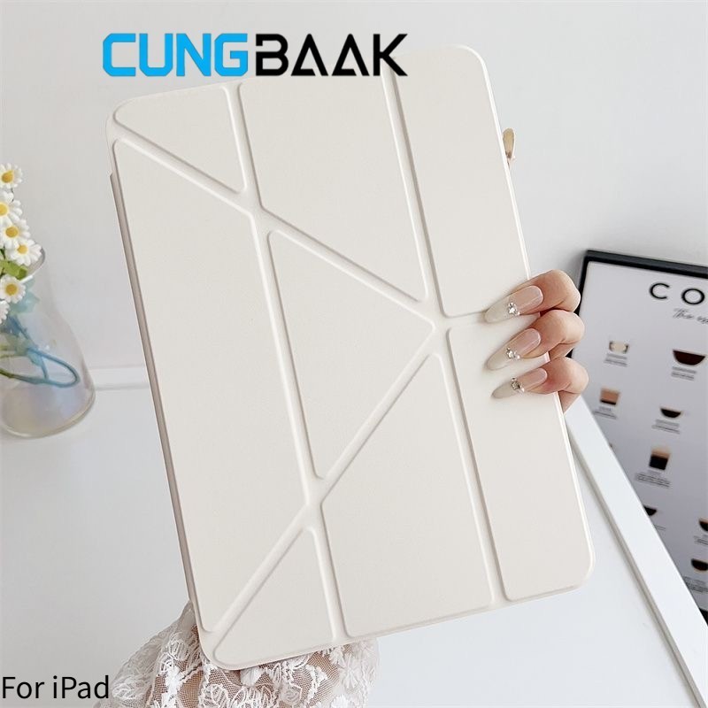 CUNGBAAK Ốp lưng iPad 3+Y đa góc cho Air M2/M3/M4, Mini 6/7, Pro M3/M4/M5, iPad 9.7/10.2
