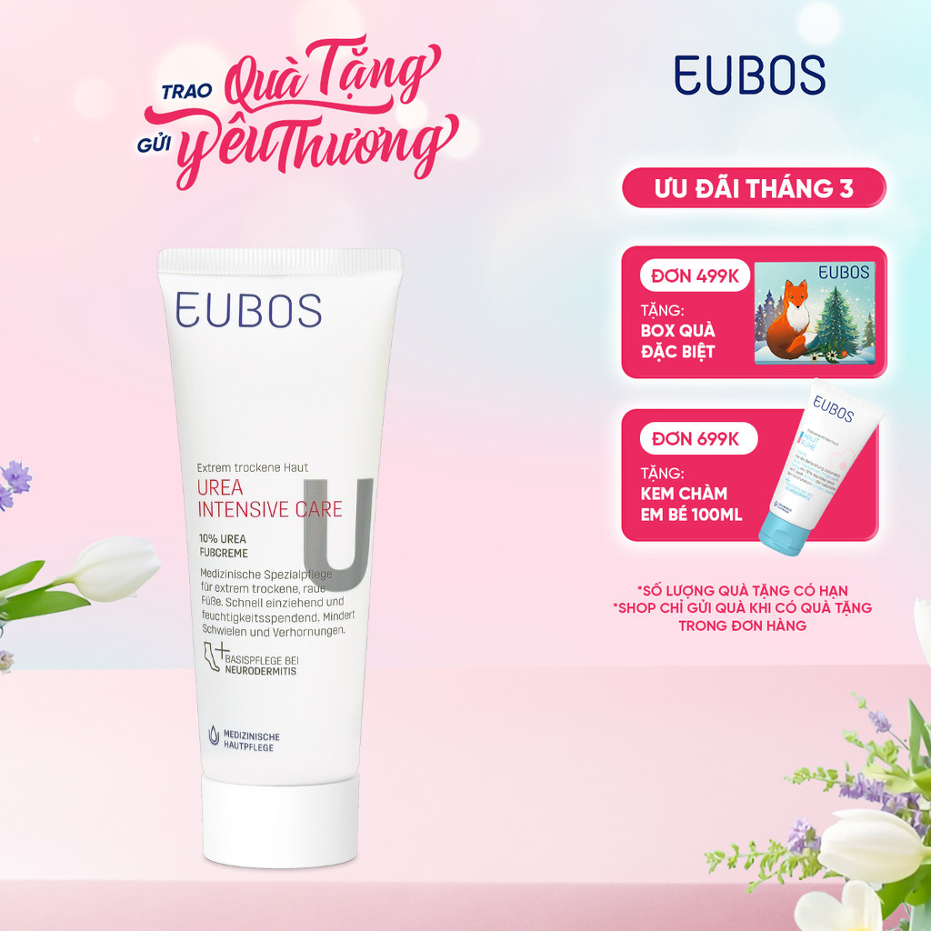 [LIVE] Kem Dưỡng Da Chân EUBOS Giúp Giảm Nứt Gót, Dưỡng Da Mềm Mịn và Thô Ráp 100ML