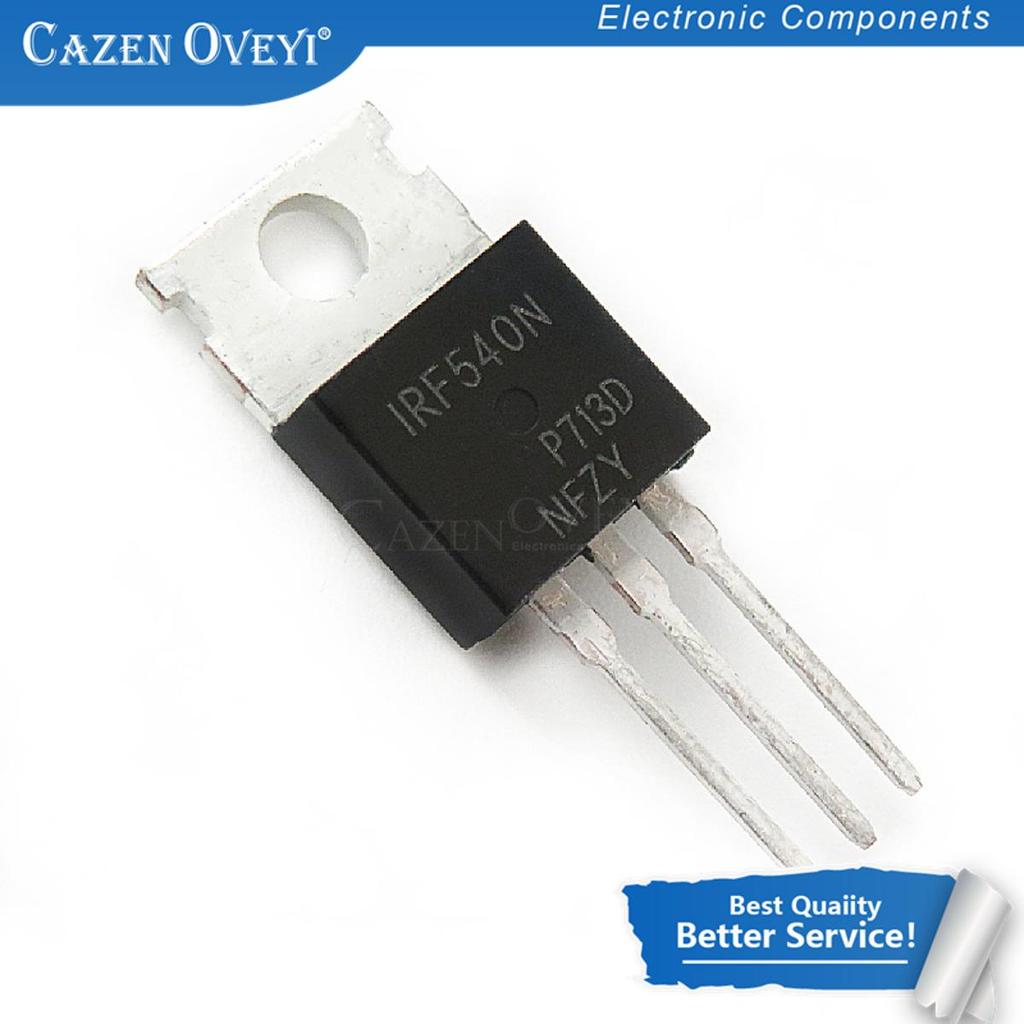 10 Cái / lốc IRF540N IRF540NPBF IRF540 TO-220 HEXFET MOSFET Còn Hàng
