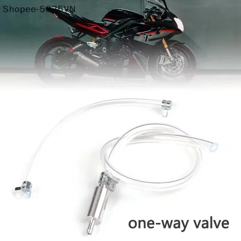 {AKIN} Bộ chảy máu phanh xe máy Máy hút chất lỏng bằng tay Vòi silicon Van OneWay Che để chảy máu ph