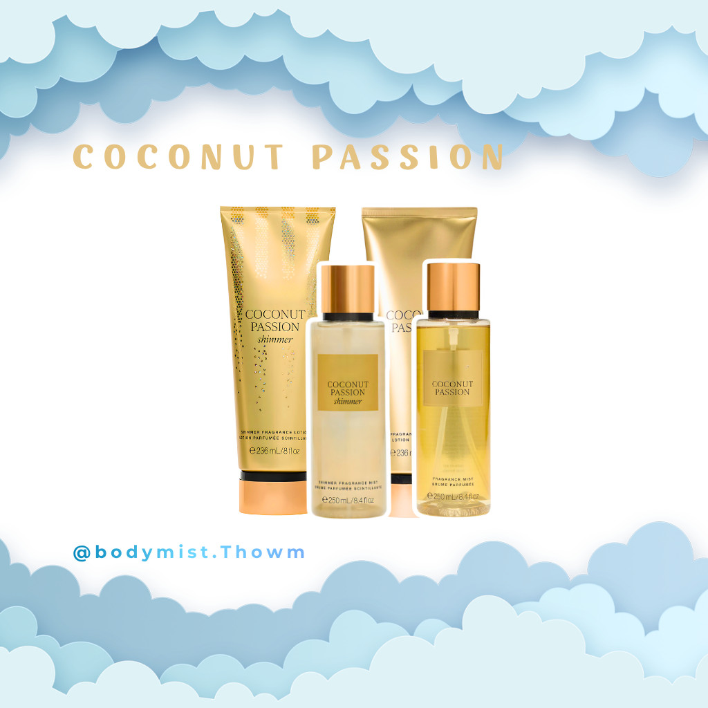 COCONUT PASSION | Bộ sản phẩm Body Mist - Lotion