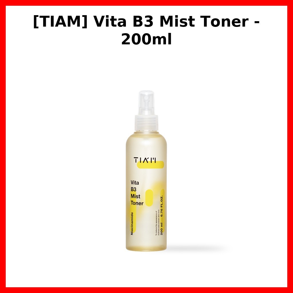 [TIAM] Mực phun sương Vita B3 - 200ml / Mực Hàn Quốc / Truyền Niacinamide / Chính hãng 100% của Able
