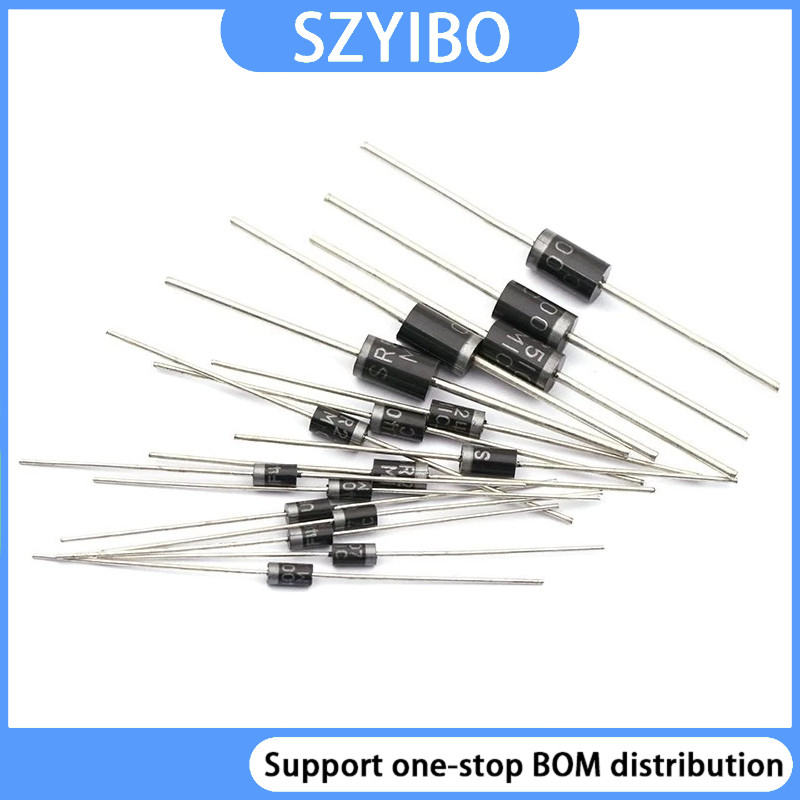 Bộ 50 1N4007 1N4001 1N4004 1N4005 1N5404 1N5408 1N5819 1N5822 1N5824 Diode Chỉnh Lưu