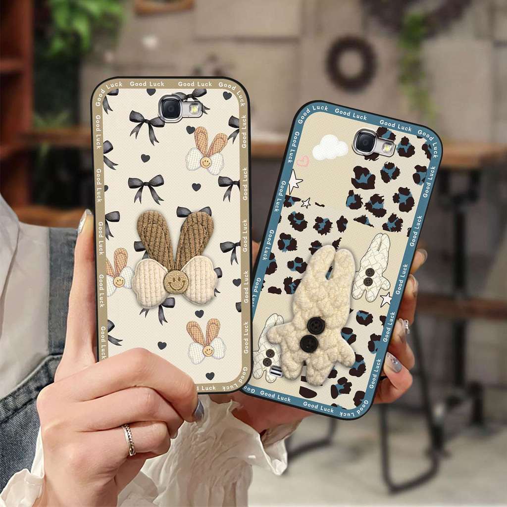 Ốp Lưng Mềm Thêu Ốp lưng Samsung Galaxy Note2 / N7100 Thiết Kế Thời Trang Miếng Dán Vải Ba Chiều 3D 