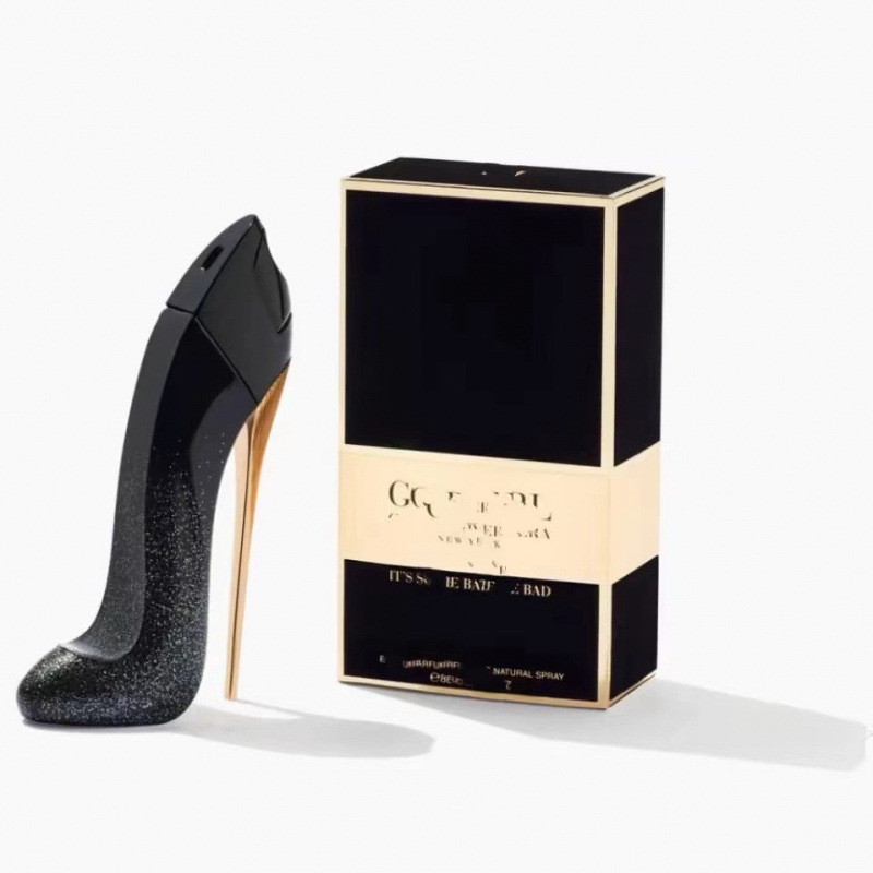 Mới 2026 Xuyên Biên Giới Ngoại Thương Carolina Herrera Good Girl Blush Đen Giày Cao Gót Nước Hoa 80m