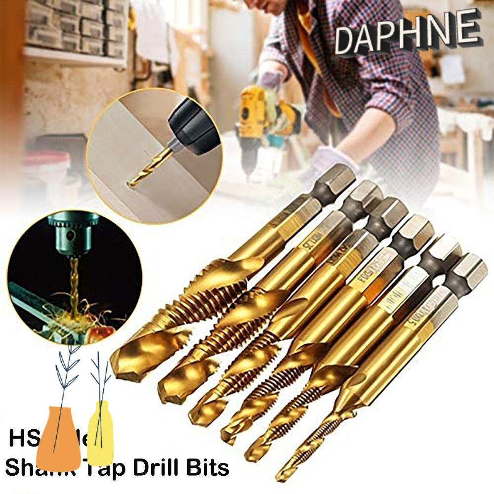 DAPHS Hex Shank Dụng cụ cầm tay Dụng cụ khoan Tap Drill Bits Máy vít Shank Tap Drill Bits