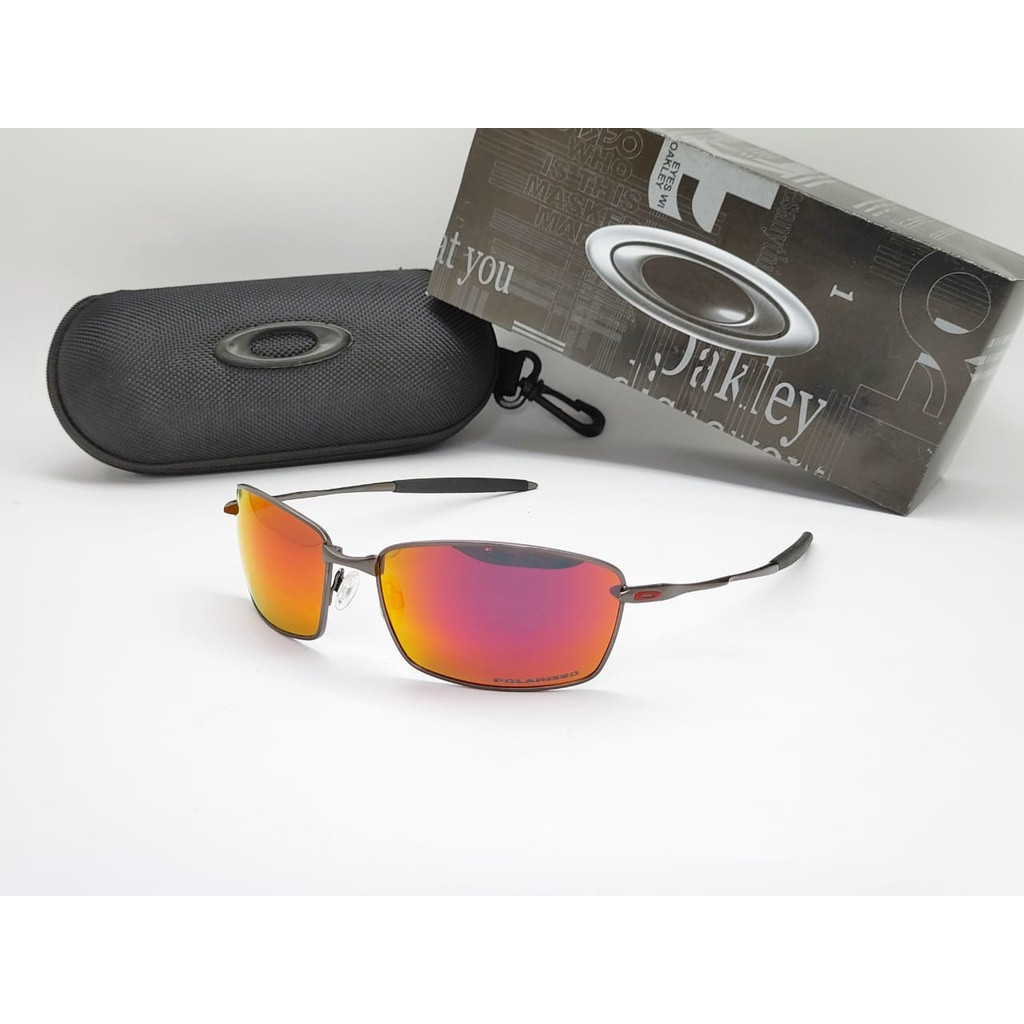 Kính râm nam Oakley Crystal Beard Square Lens Fire