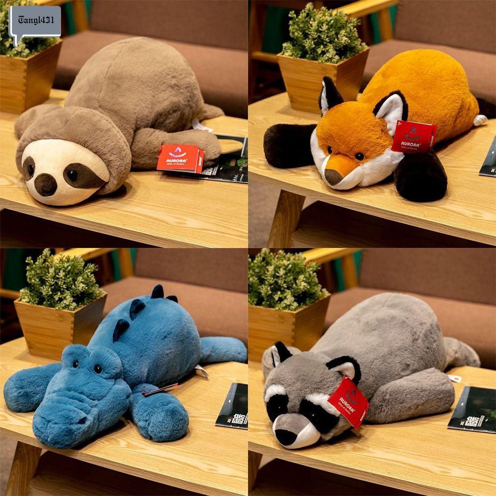 NIFINE Big Sloth Plush, Sloth Plushie Thú Nhồi Bông, Sang Trọng Cá Sấu Raccoon Lông Tơ Búp Bê Sang T