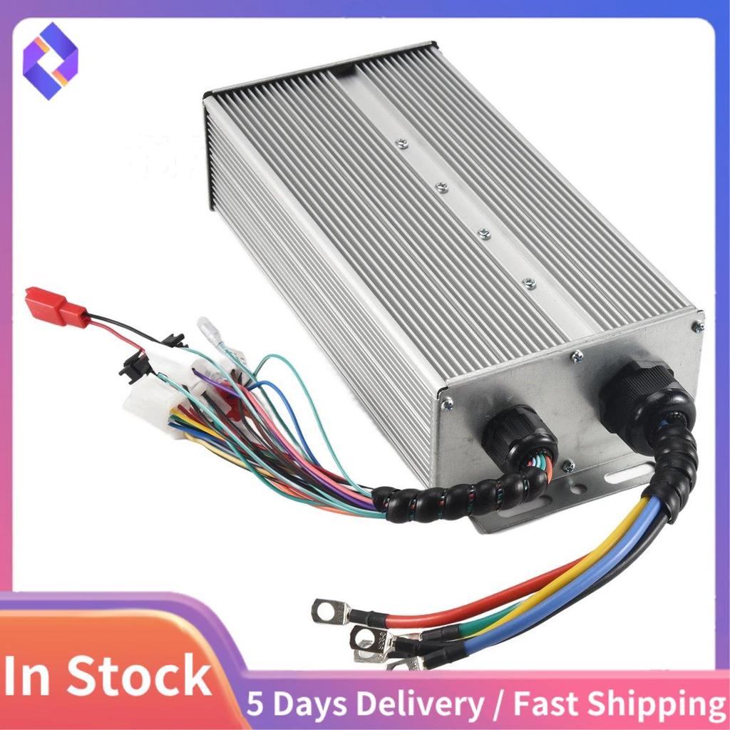 Bộ điều khiển FOC ba bánh 48V-72V 5000W, Xe pin, Bộ điều khiển động cơ không chổi than thông minh, X