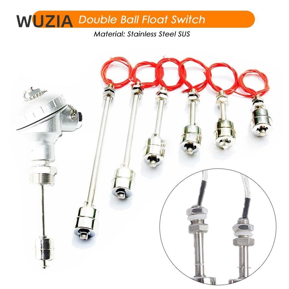 WUZIA Tank Liquid Water Level Sensor Switch 45-250mm Water Level Switch Thép không gỉ