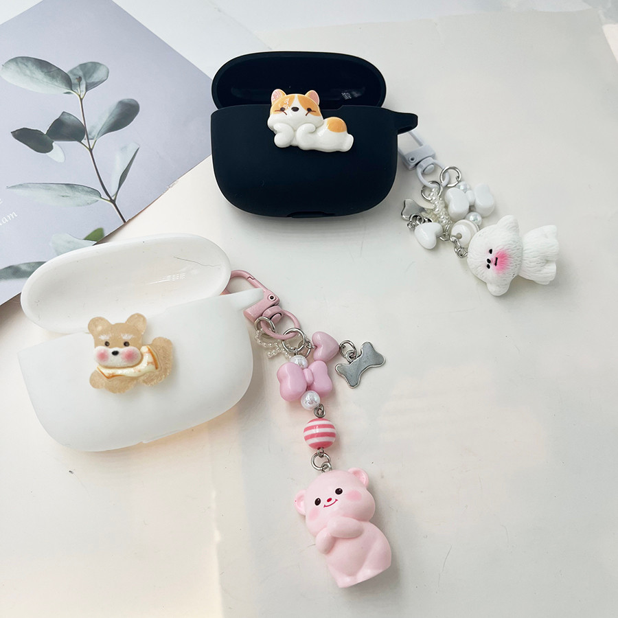 Chú chó hoạt hình cho EarFun Air Pro4 + / Air Pro4plus Air Pro 4i-TW230 / Air Pro 3 / Free Pro2 / Fr