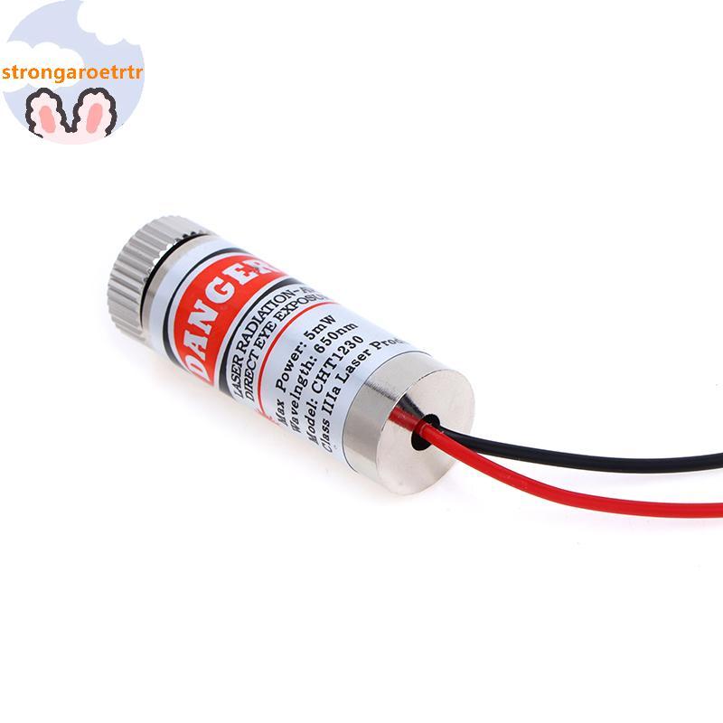 Strongaroetrtr 650nm 5mW Red Point / Line / Cross Laser Module Đầu Laser Ống Laser 3v-5v Đầu Laser c
