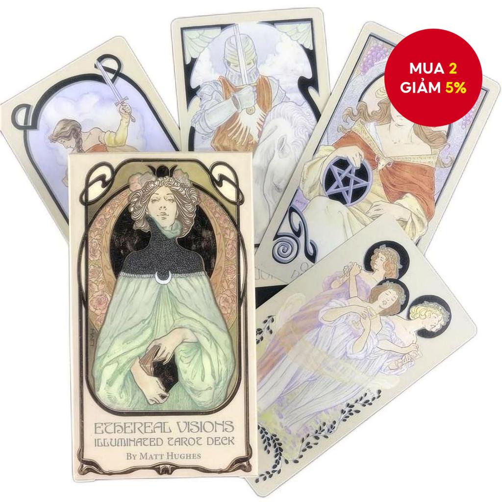Bộ bài Tarot Cổ điển: Ethereal Visions Illuminated Tarot - Bộ Bài The Rider Tarot dành cho Người mới