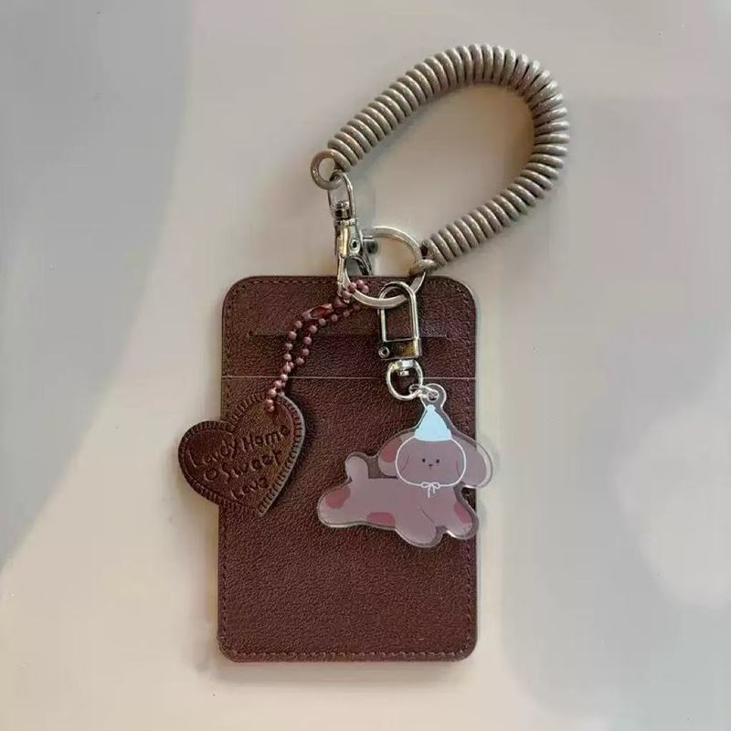 Bản quyền chính hãng Puppy Baby Pickup Holder Bus Meal Card Tesla Key Campus ID Card