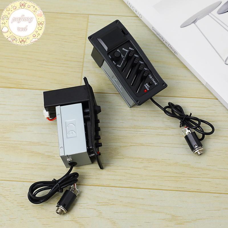 PURED Guitar Piup Acoustic Guitar EQ Piezo Piup Acoustic Guitar Piup Preamp Amplifier Bộ chỉnh âm ch
