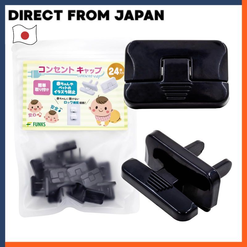 FUNKS Outlet Covers Baby Outlet Caps Outlet Guards 24-Pack Set
