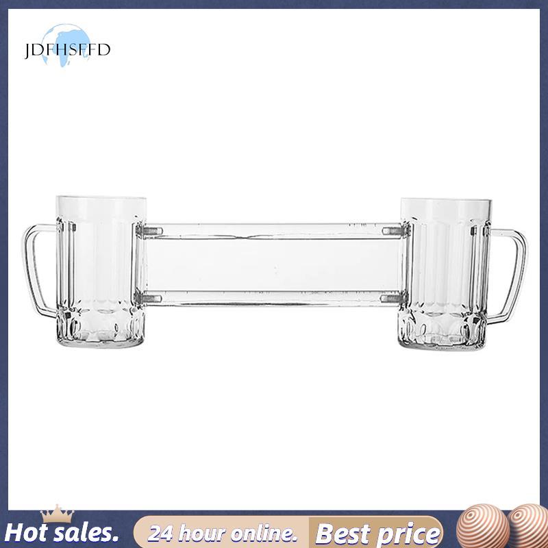 [jdfhsffd] Cốc hẹn hò công cụ đôi Xiêm Bia rượu Bia thủy tinh & chai Ly rượu cho hai kính hẹn hò