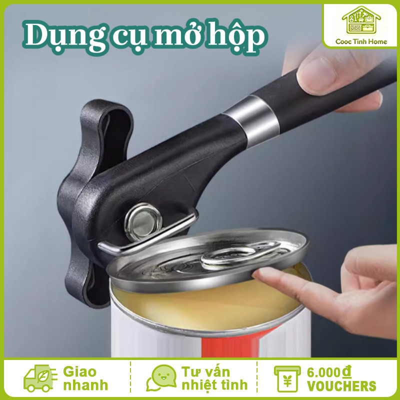 Dụng Cụ Đa Năng Inox Cao Cấp Để Mở Nắp Lon & Chai, Tiện Lợi Cho Bếp, Nhà Hàng Và Gia Đình