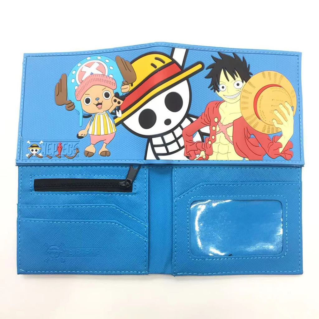 Ví đựng tiền xu C8ZP Ví PU One Piece Luffy Sauron Chopper Ví
