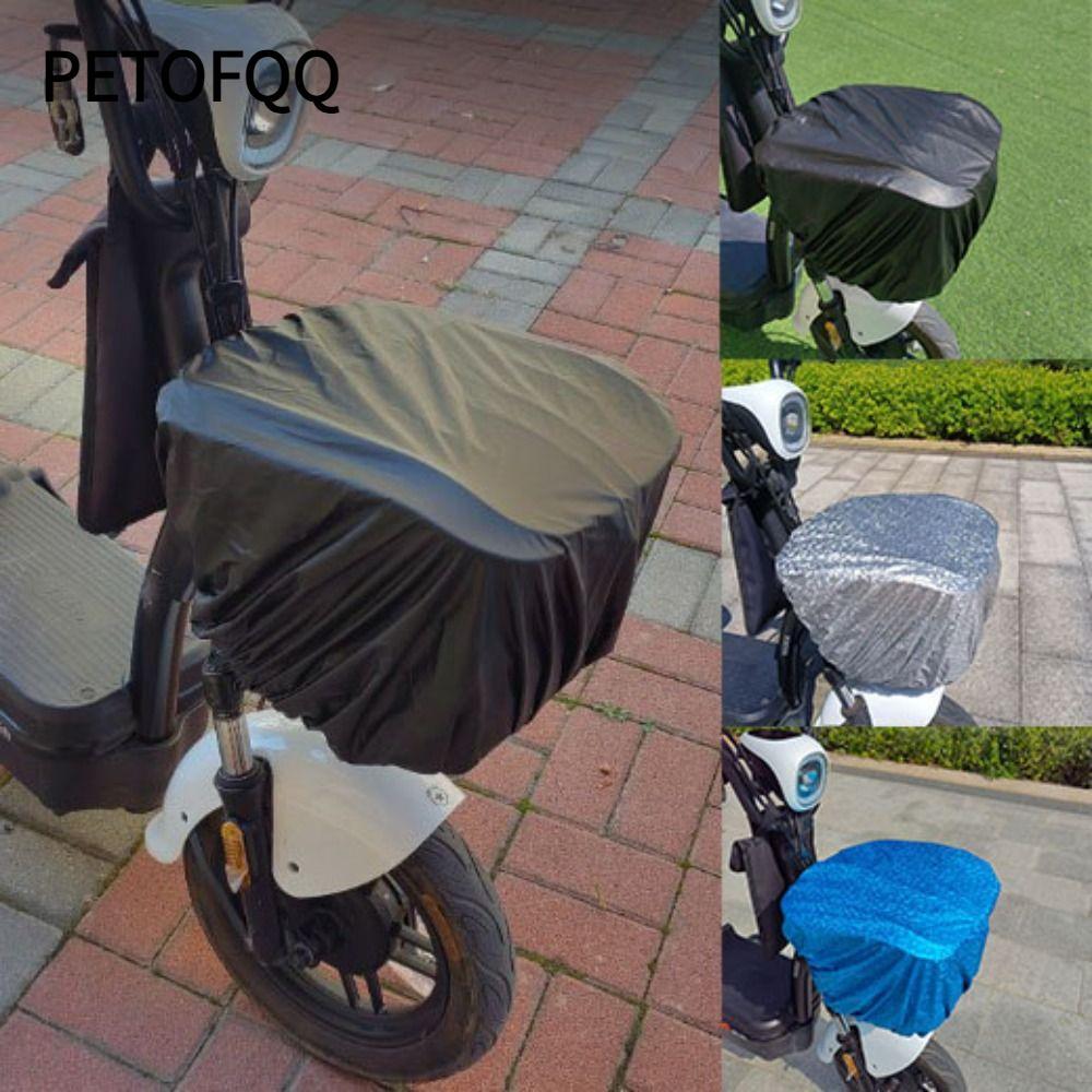 Vỏ bọc giỏ PETOFQQ, 2 kích cỡ Vỏ xe đạp điện 5 màu, Giỏ xe đạp điện chất lượng cao Phụ kiện giỏ xe đ
