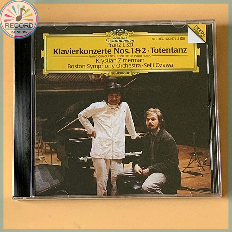 Seiji Ozawa Franz Liszt Klavierkonzerte Nos. 1 & 2 Piano Concertos Totentanz Original CD Album [Seal