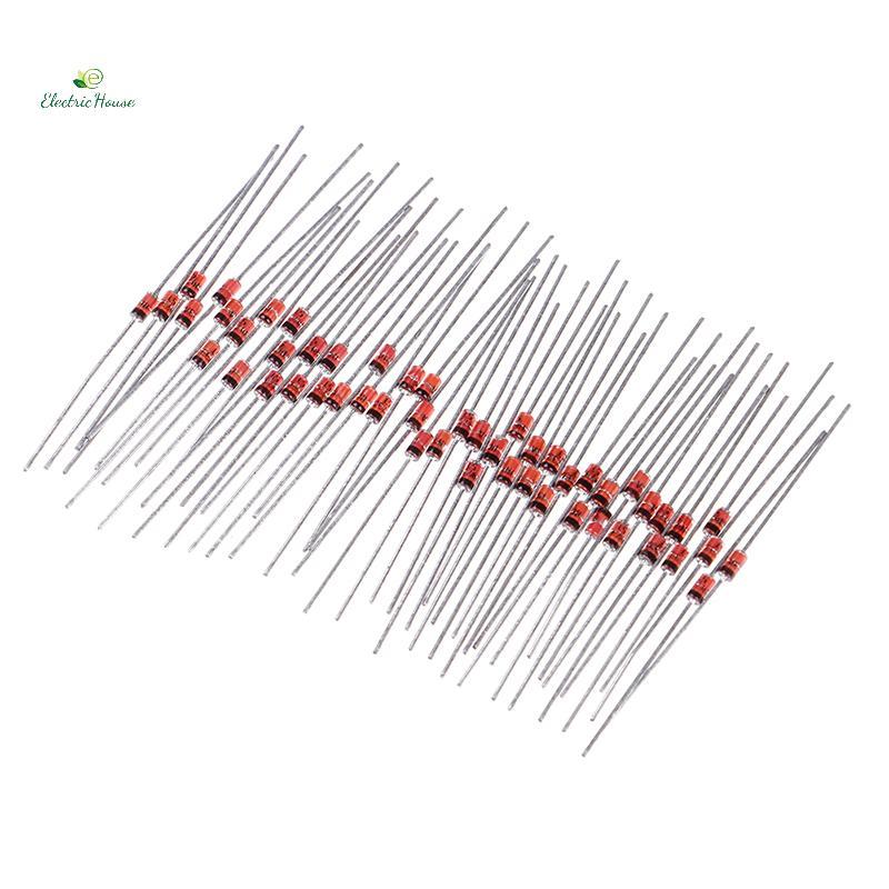 [Nhà Điện] 50 Chiếc 1W 5.1V Zener diode 1N4733A 1N4733 IN4733A IN4733 5V1 volt DO-35 mới