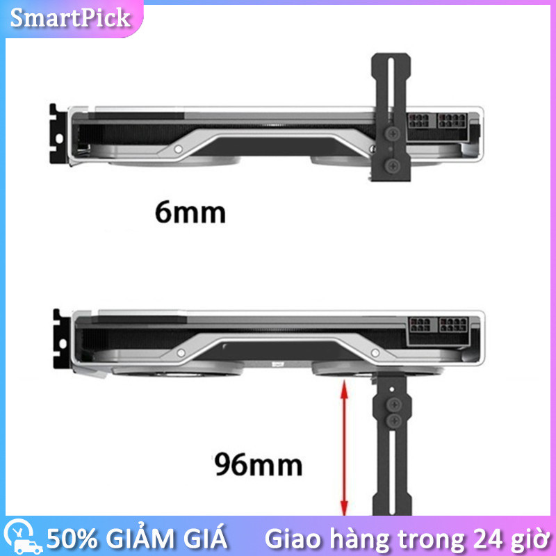 Giá Đỡ GPU Chuyên Dụng - Thiết Kế Điều Chỉnh Linh Hoạt, Ngăn Card Đồ Họa Cong Vênh, Chất Lượng Cao C