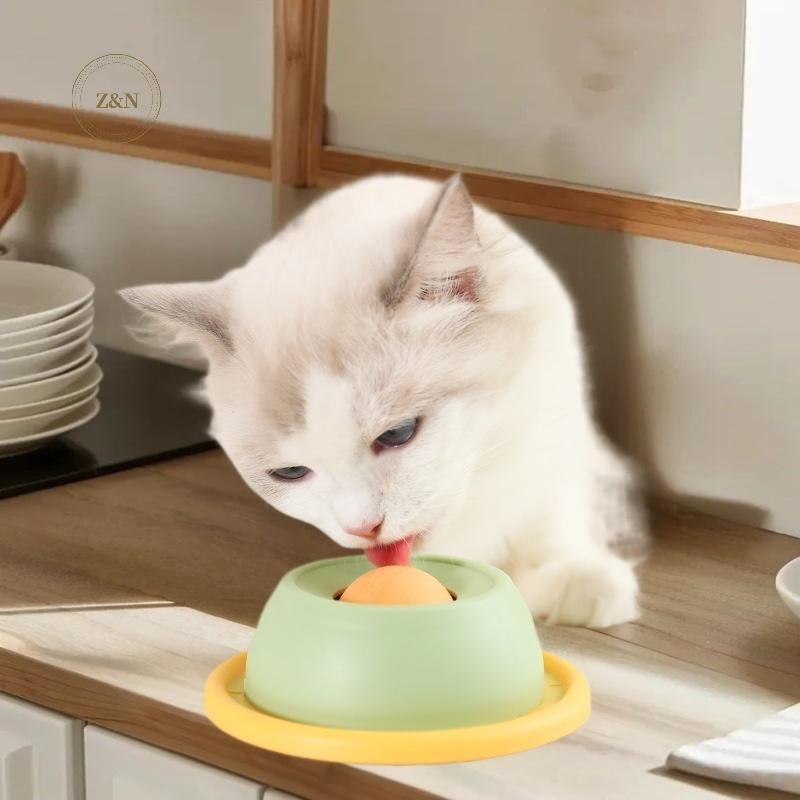 ZN Pet Li Mat Sữa Chua Liing Tấm Ăn Chậm Cho Chó Mèo - Bát Sna Tương Tác Thúc Đẩy Sức Khỏe Thú Cưng 