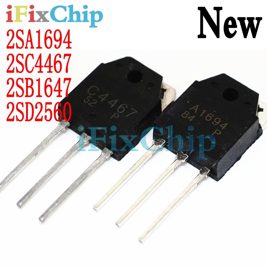 5 Chiếc 2SA1694 2SC4467 2SB1647 2SD2560 TO-3P A1694 C4467 B1647 D2560 Hiệu Ứng Trường Transistor