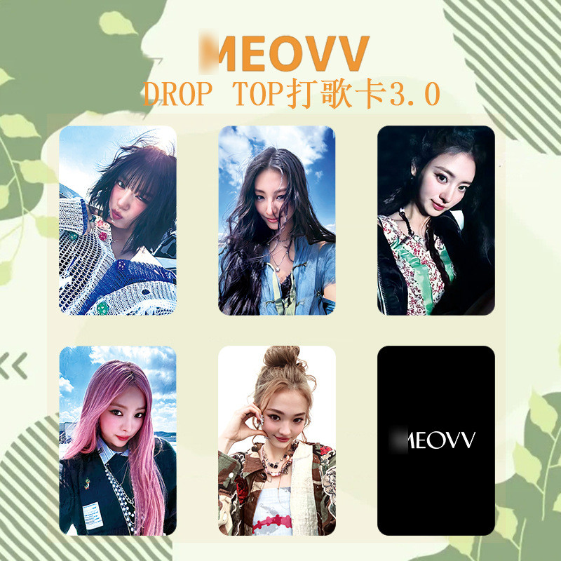 MEOVV DROP TOP Đồng Hồ Bài Hát Thẻ 3.0 Thẻ Ảnh SOOIN GAWON ANNA PHOTOCARD2026.2.4