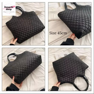 Túi đeo vai họa tiết vân trám size lớn thời trang