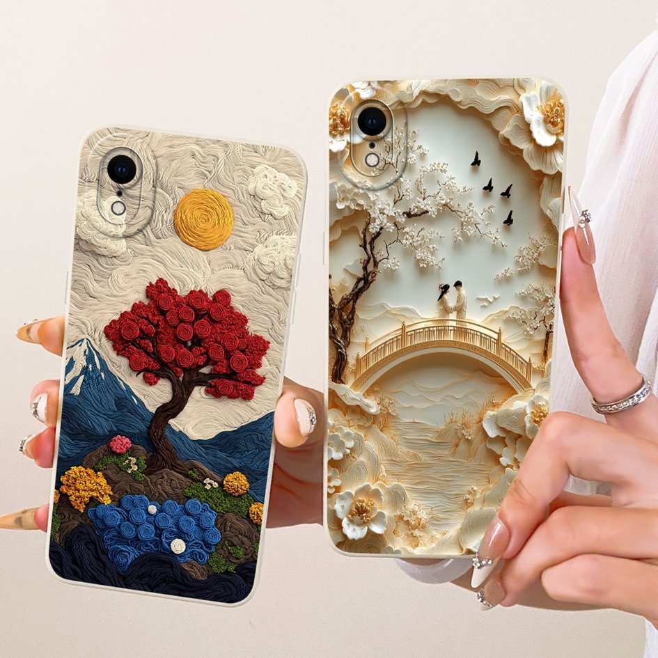 Vỏ Bảo Vệ Camera Cho iPhone X Ốp Lưng A1865 A1901 A1902 Tranh Hoa Thanh Lịch Không Gian Vỏ Mềm Cho i