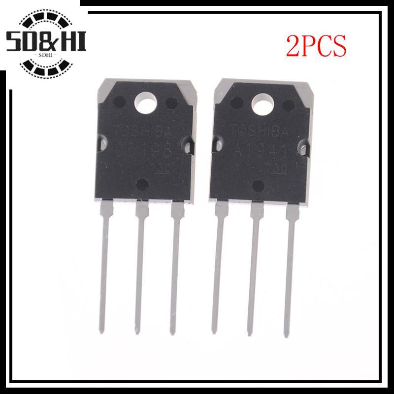 【 SD & HI 】 1 đôi (2 chiếc) 2SA1941 & 2SC5198 TOSHIBA Transistor A1941 & C5198 (vn)