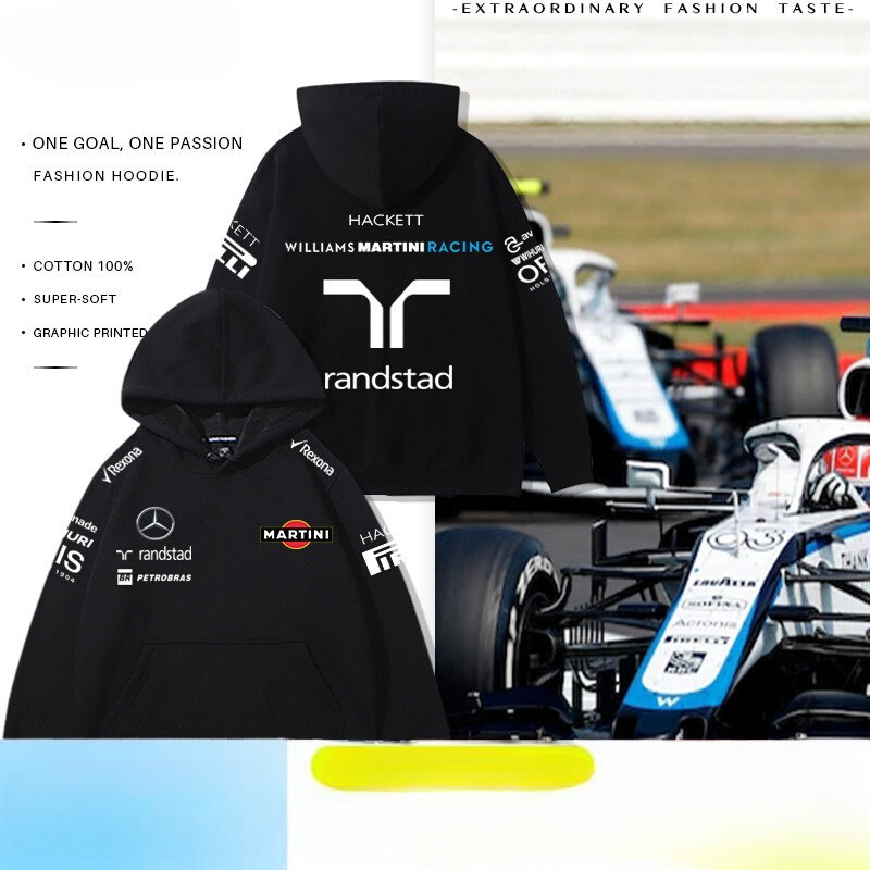 Áo Hoodie Williams Mercedes F1 Randstad