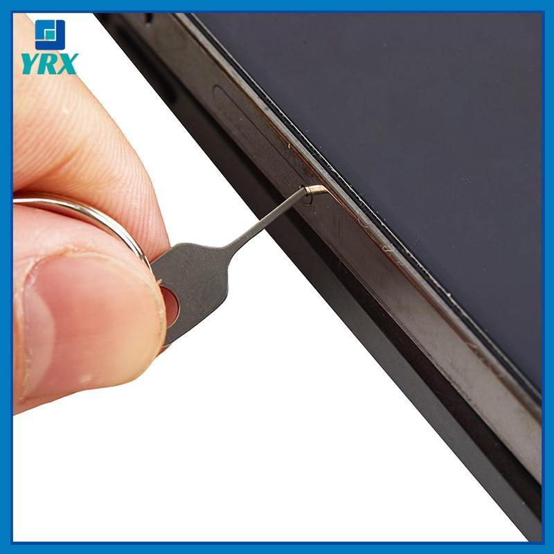 YRX 5 Cái / bộ Thẻ SIM Eject Pin Dụng Cụ Chìa Khóa Kim SIM Khay Đựng Thẻ Eject Pin Cho Điện Thoại Di