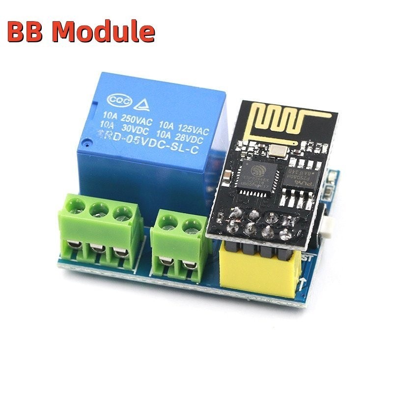 Mô Đun Rơ Le wifi Điều Khiển Từ Xa Thông Minh ds18b20 Dc11 rgb esp-01 esp8266 5v